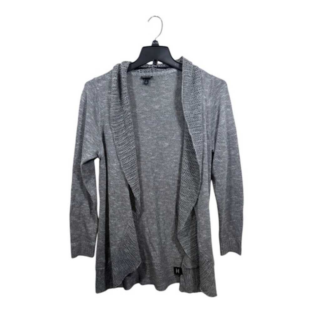 Torrid Cardigan Womens Size 1X Gray Open Cottagecore Coastal Minimalist Long Sle